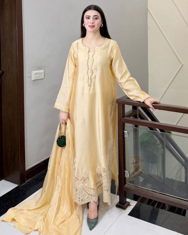 MEHER Powder Peach Semi-Formal